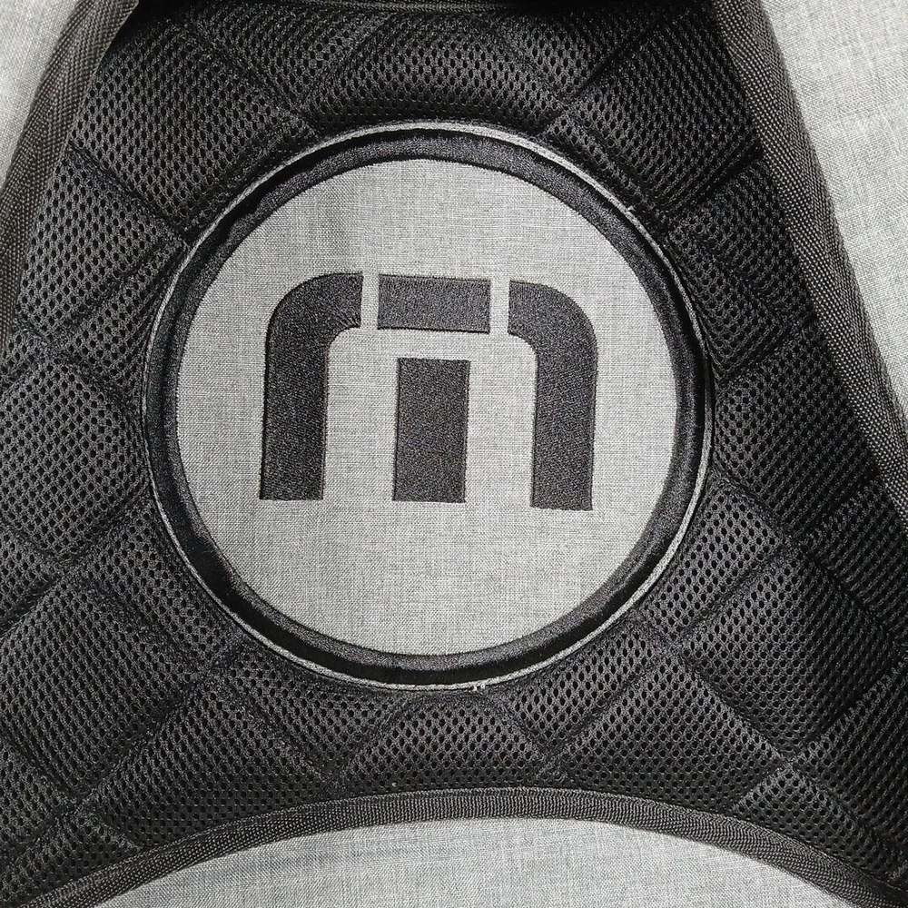 Travis Mathew The Go Laptop Backpack Gray Fleece Lined 12.5